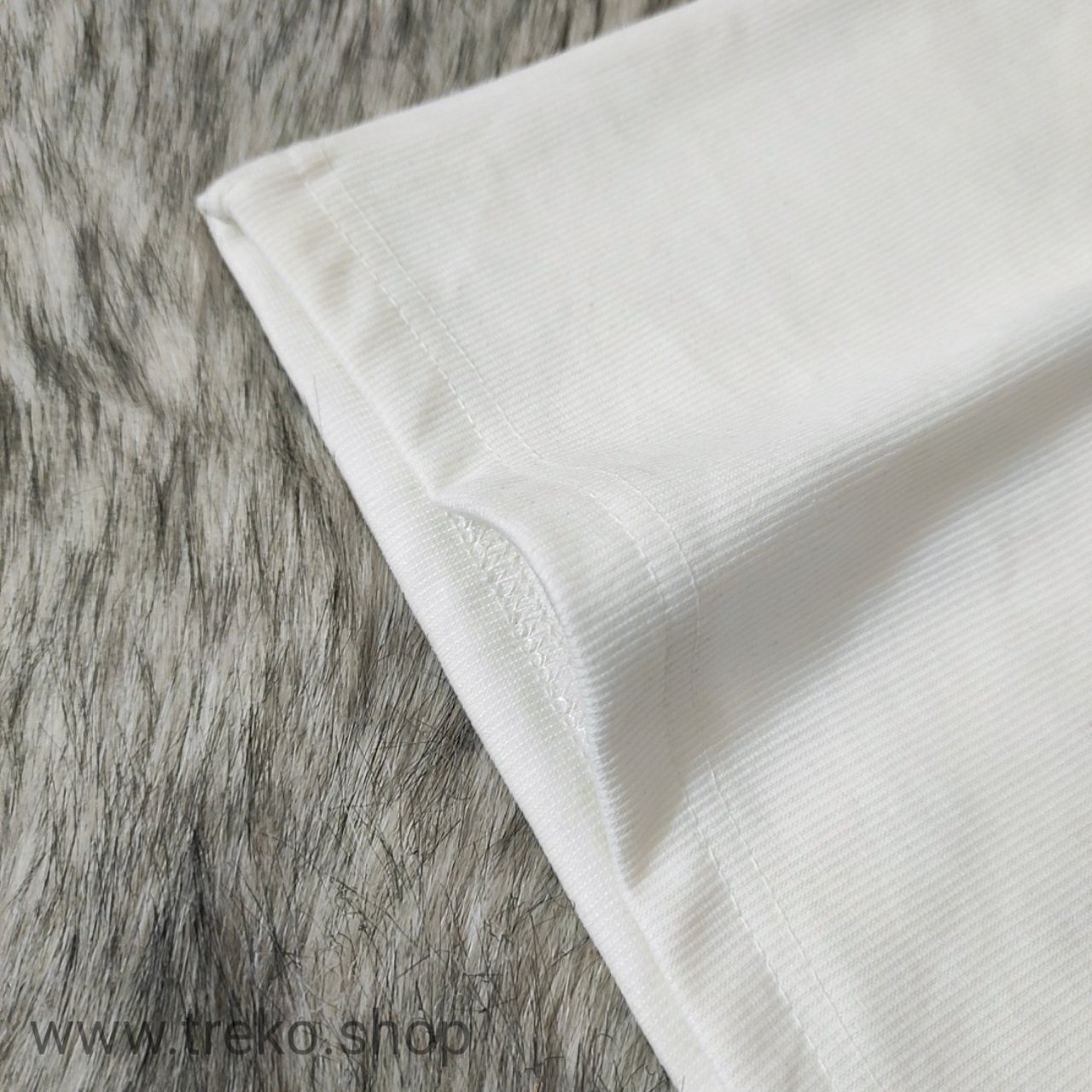 OVERSIZED DROP SHOULDER T-SHIRT – WHITE - Image 6