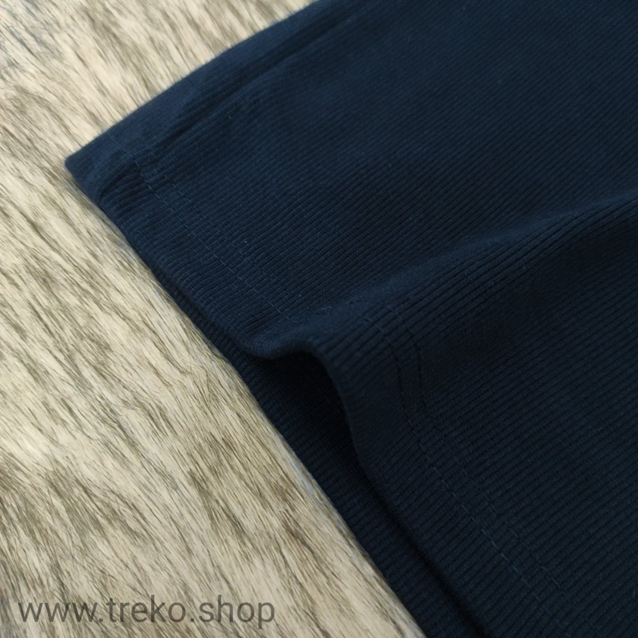 OVERSIZED DROP SHOULDER T-SHIRT – NAVY BLUE - Image 6