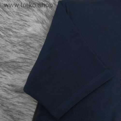 OVERSIZED DROP SHOULDER T-SHIRT – NAVY BLUE - Image 4