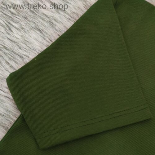 OVERSIZED DROP SHOULDER T-SHIRT – OLIVE - Image 5