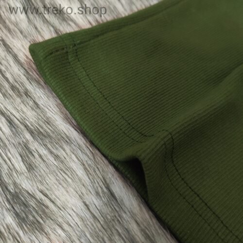 OVERSIZED DROP SHOULDER T-SHIRT – OLIVE - Image 4