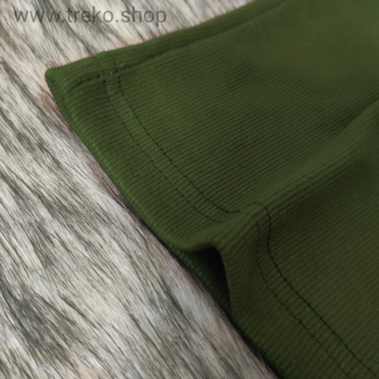 OVERSIZED DROP SHOULDER T-SHIRT – OLIVE - Image 4