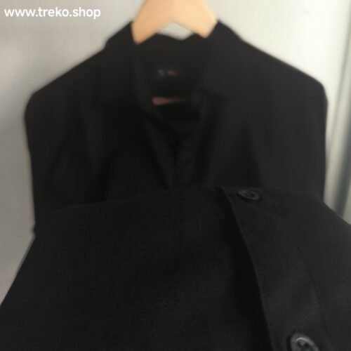 Solid Casual Shirt - Black - Image 3