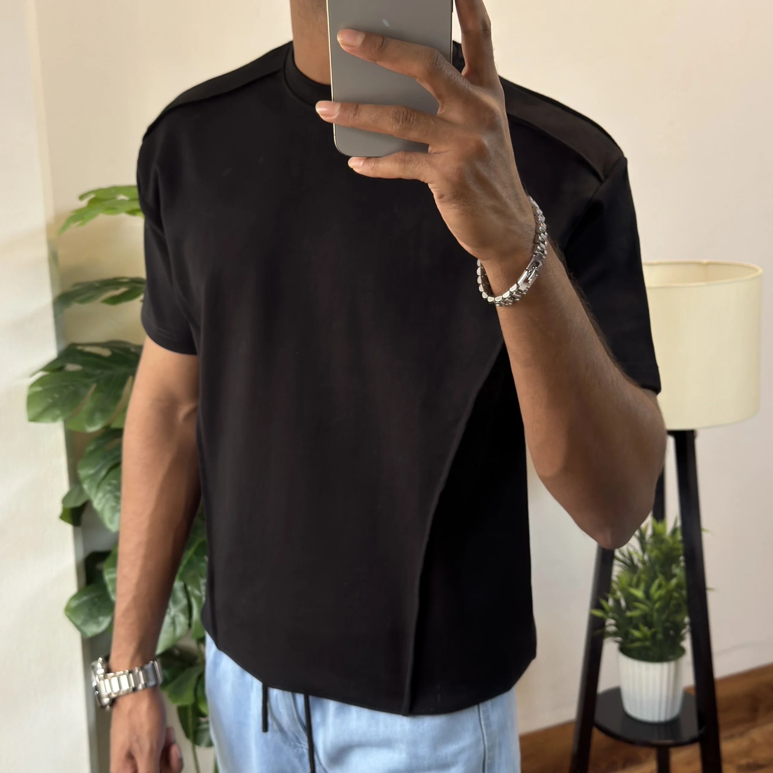 Men’s Half Sleeve Sport T-Shirt - Black