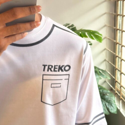 Alternative view of Pocket Printed Oversized T-shirt - White