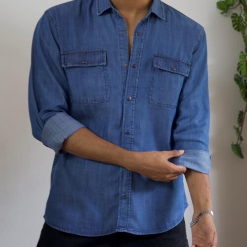 Alternative view of Soft Denim Shirt - Sky Wash