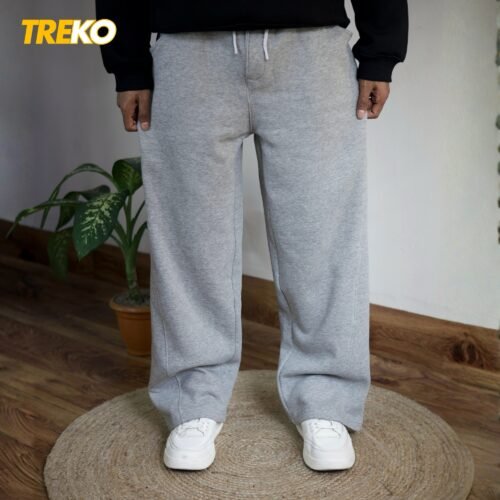 BASIC BAGGY TROUSER - ASH - Image 3