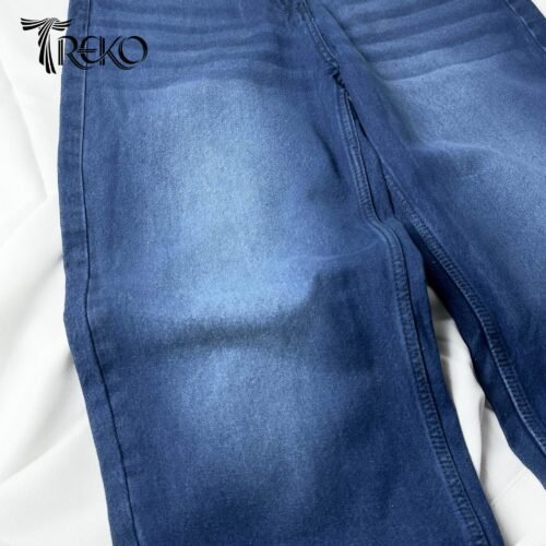 MIDNIGHT BLUE STRAIGHT CUT DENIM PANTS - Image 3