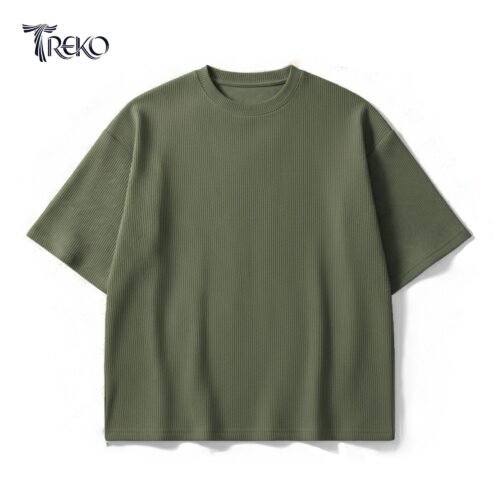 OVERSIZED DROP SHOULDER T-SHIRT – OLIVE