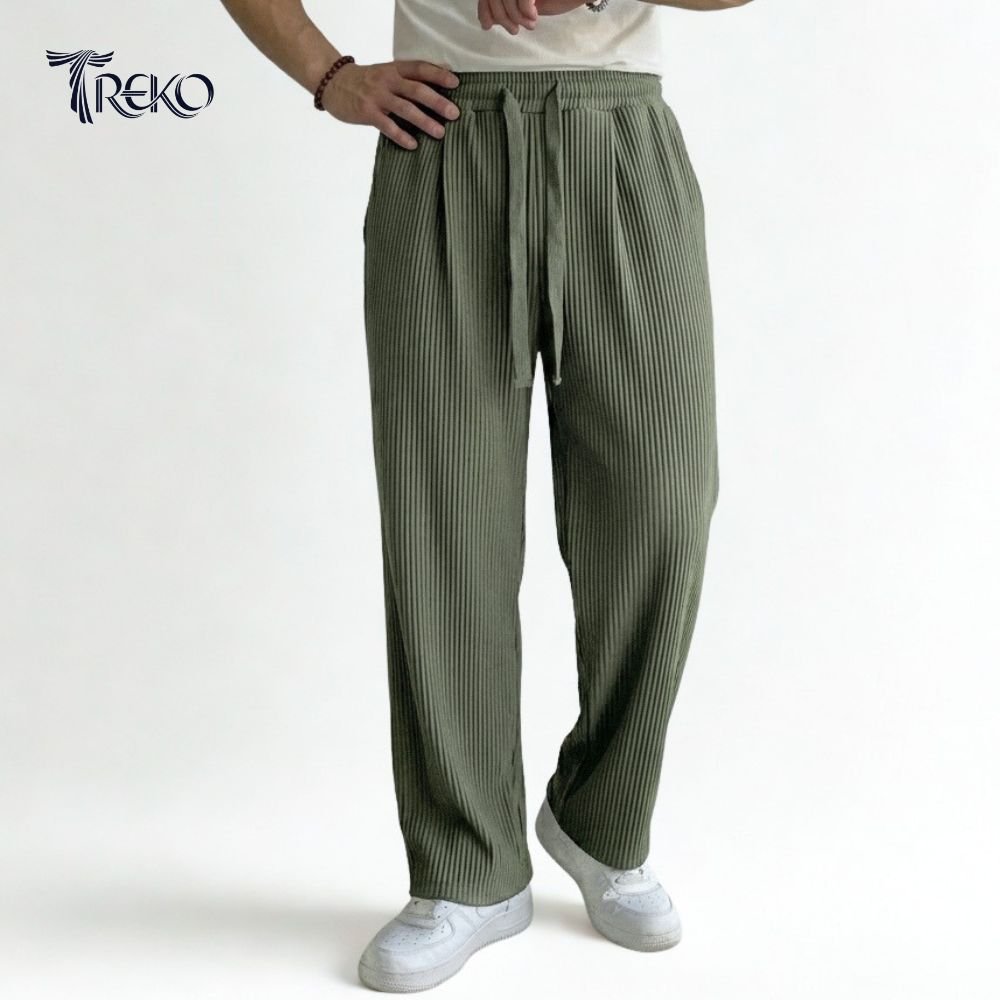RIB SET - BEIGE & OLIVE - Image 3
