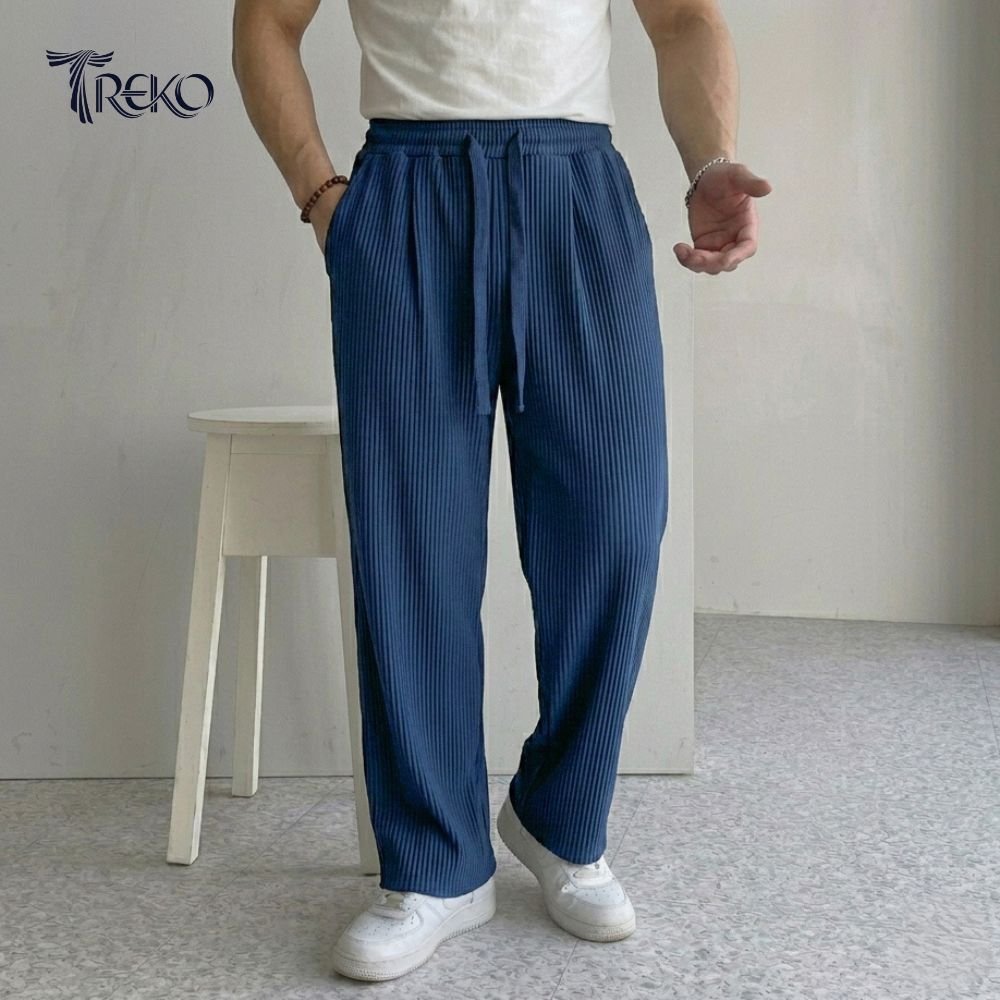 RIB SET - LAVENDER & NAVY BLUE - Image 3