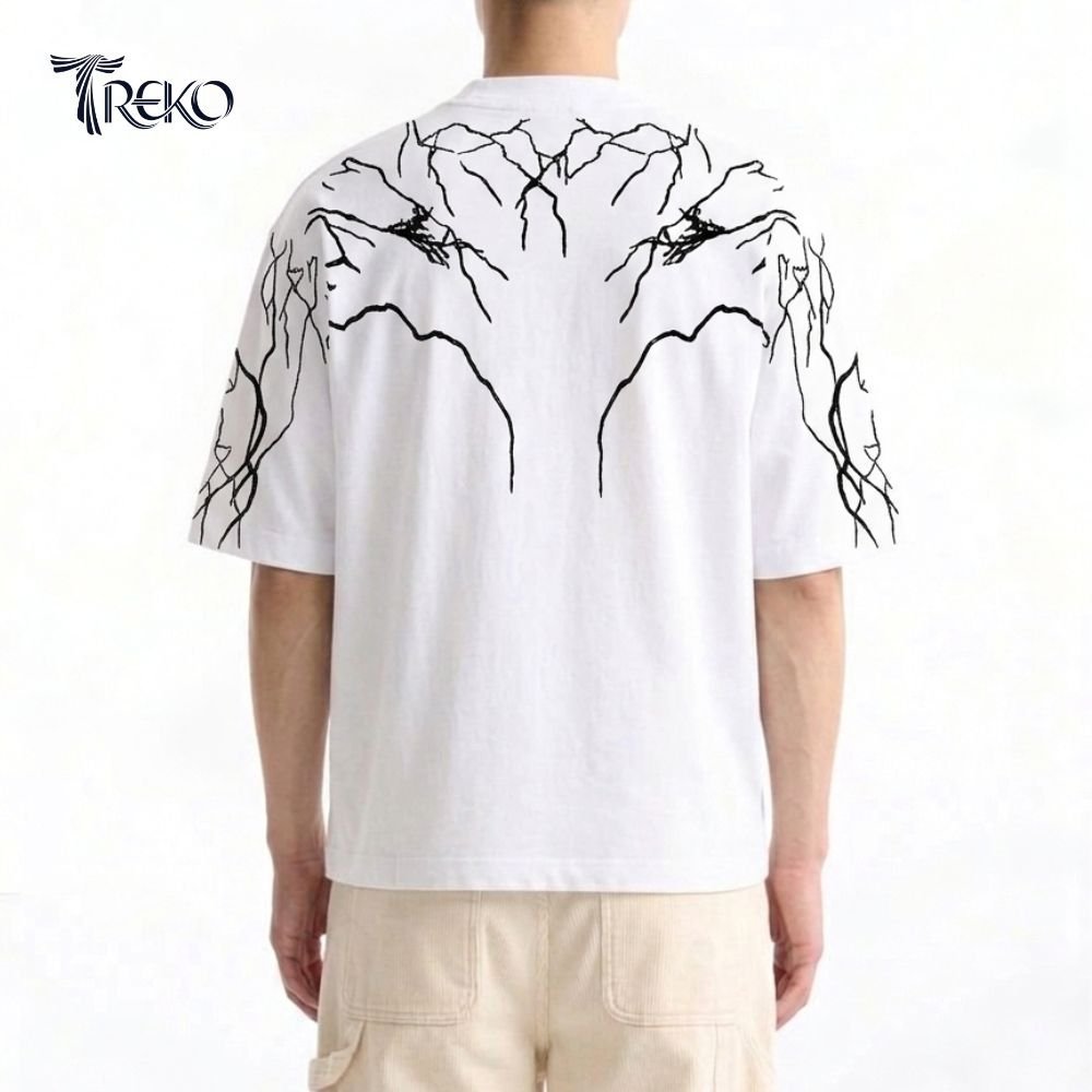 OVERSIZED THUNDER TEE WHITE - Image 2