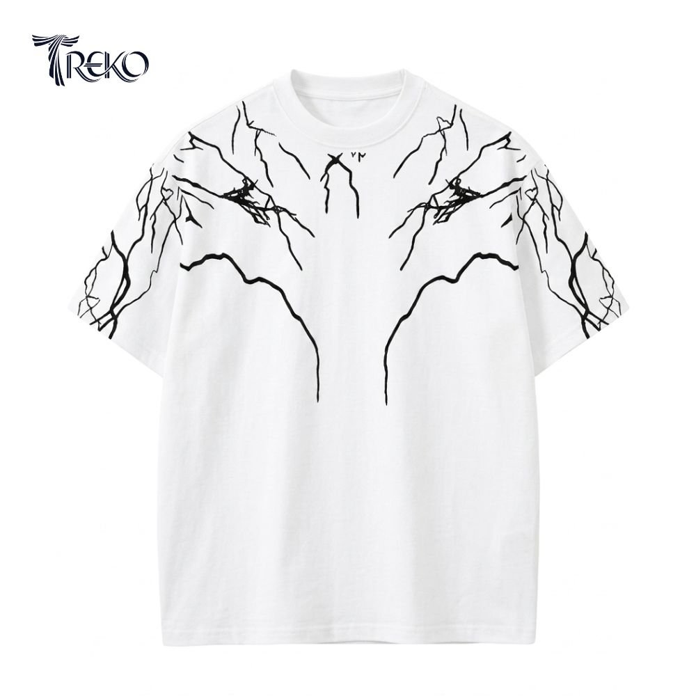 OVERSIZED THUNDER TEE WHITE - Image 3