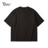 OVERSIZED DROP SHOULDER T-SHIRT – CHOCOLATE BROWN