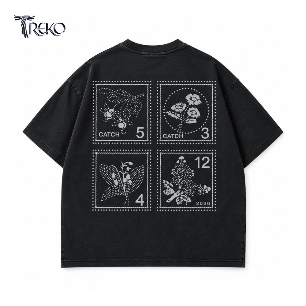WILD CATCH TEE - BLACK
