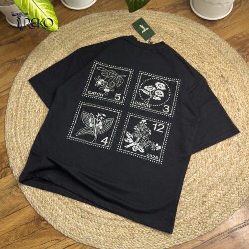 WILD CATCH TEE - BLACK - Image 3