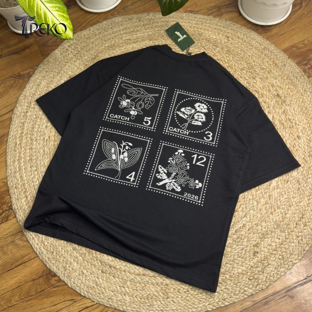 WILD CATCH TEE - BLACK - Image 3